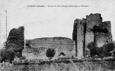 Iconographie - Ruines du vieux château démantelé par Richelieu