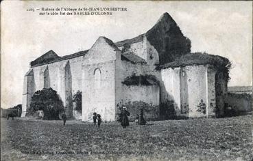 Iconographie - Ruines de l'abbaye de St Jean l'Orbestier