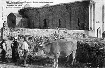 Iconographie - Ruines de l'abbaye Royale de St Jean l'Orbestier