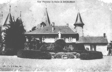 Iconographie - Cour d'honneur du chalet de Bourgenay