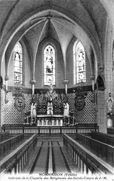 Iconographie - Intérieur de la chapelle des Religieuses