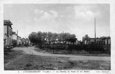 Iconographie - Le champ de foire et les halles