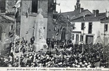 Iconographie - Inauguration du monument aux Morts pour la Patrie