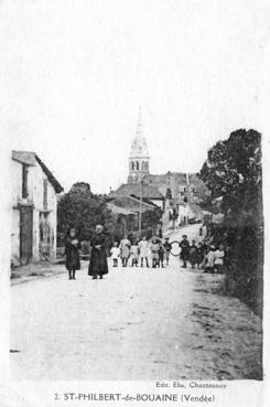 Iconographie - Rue vers l'église