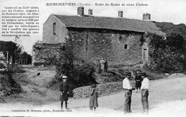 Iconographie - Restes des ruines du vieux château