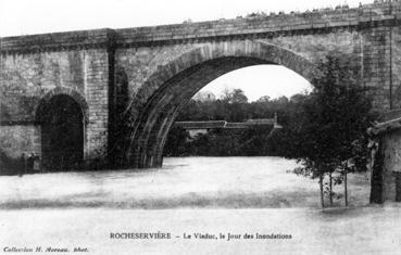 Iconographie - Le viaduc, le jour des inondations