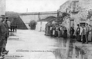 Iconographie - Les inondations du 27 octobre 1909