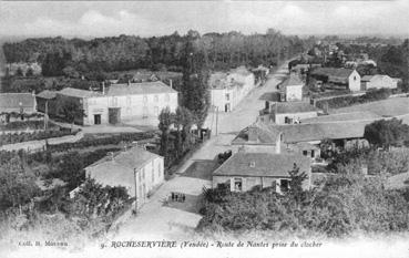 Iconographie - Route de Nantes prise du clocher