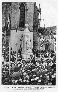 Iconographie - Inauguration du monument aux Morts pour la Patrie