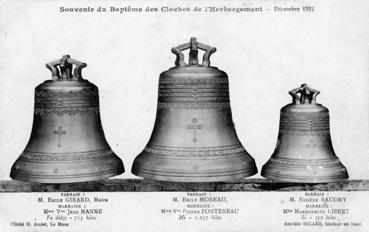 iconographie - Souvenirs de baptême des cloches...