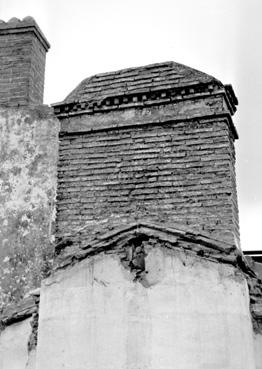 Iconographie - Souche d'une cheminée du XVIIIe siècle