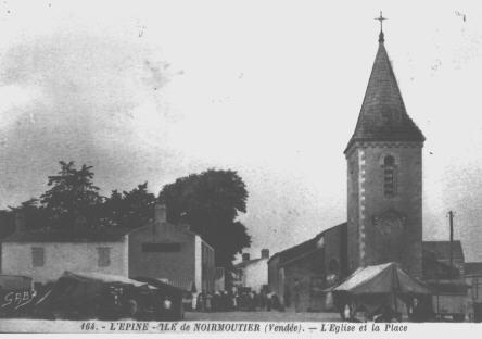Iconographie - L'église et la place