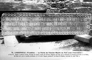Iconographie - Landerneau - La pierre...Seigneur de la Garnache