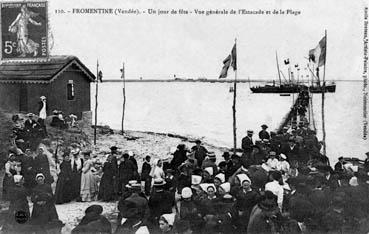 Iconographie - Un jour de fête - Vue générale de l'estacade