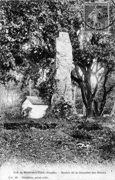 Iconographie - Menhir de la Chambre des Dames