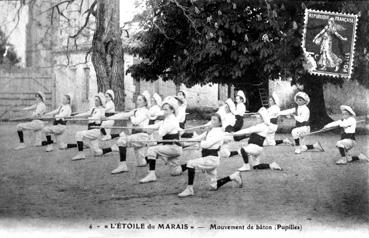 Iconographie - L'Etoile du Marais - Mouvement du bâton (Pupilles)