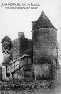 Iconographie - Ferme du Colombier près de laquelle se trouve la tombe de M. Clemenceau