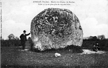 Iconographie - Menhir du Champ du Rocher