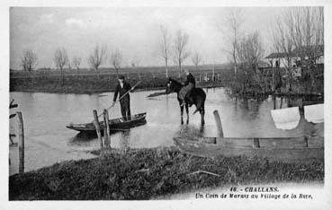 Iconographie - Un coin de marais au village de la Rive