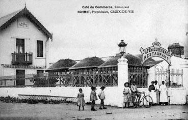 Iconographie - Café du Commerce,restaurant- Schmitt, propriét.