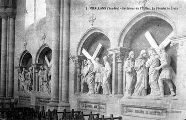 Iconographie - Intérieur de l'église - Le chemin de croix