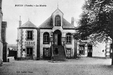 Iconographie - La mairie sur la place de l'Eglise