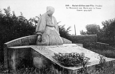 Iconographie - Le monument aux Morts pour la France - Guerre 1914-1918