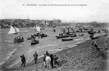 Iconographie - Le port vu de Trentemoult un jour de régates