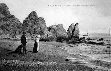 Iconographie - La côte - Les rochers de la Pelle à Porteau