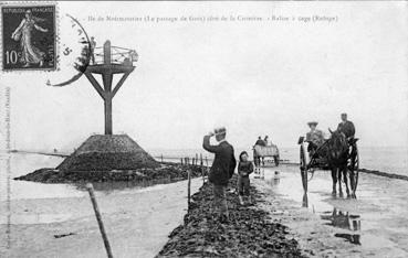 Iconographie - Ile de Noirmoutier, le Gois, Côté de la Cronière