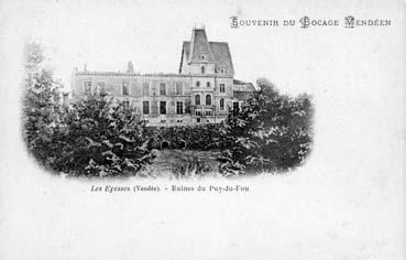 Iconographie - Souvenir du Bocage vendéen - Ruines du Puy du Fou