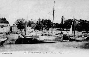 Iconographie - Le port - Chargement du sel