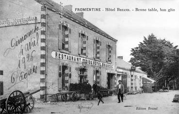 Iconographie - Fromentine - Hôtel Briand. - Bonne table, bon gîte