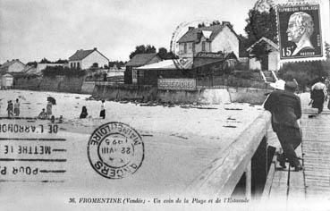 Iconographie - Fromentine - Un coin de la plage et de l'estacade