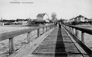 Iconographie - Fromentine - Vue de l'estacade