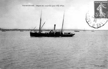 Iconographie - Fromentine - Départ du courrier pour l'Ile d'Yeu
