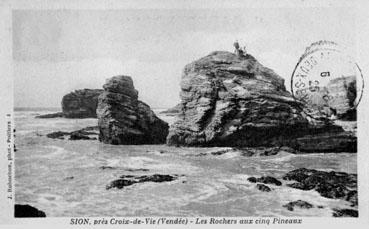 iconographie - Les rochers aux Cinq Pineau