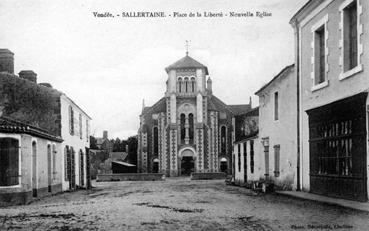 Iconographie - Place de la Liberté - Nouvelle église