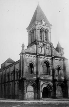 Iconographie - Façade de l'abbatiale