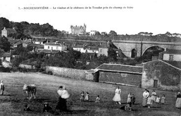 Iconographie - Le viaduc et le château de la Touche