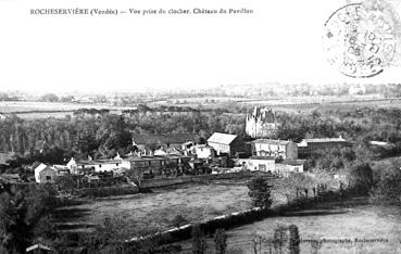 Iconographie - Vue prise du clocher - Le Château de la Touche