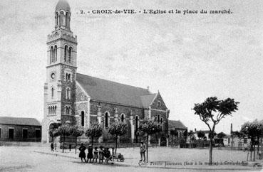 Iconographie - L'église et la place du marché