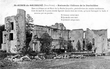 Iconographie - Ruines du château de la Durbelière