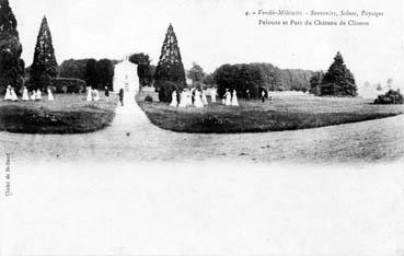 Iconographie - Pelouse et parc du château de Clisson