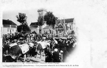 Iconographie - Une procession solennelle de la statue de N.D. de Pitié