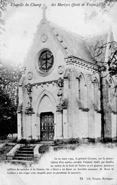 Iconographie - Chapelle du Champs des Martyrs