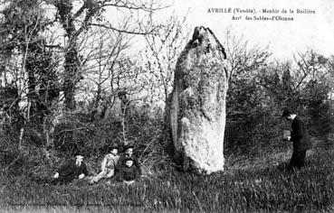 Iconographie - Menhir de la Boilière