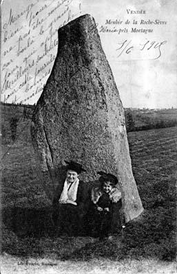 Iconographie - Menhir de la Roche-Sèvre