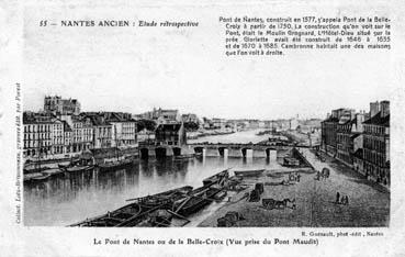 Iconographie - Le pont de Nantes ou de la Belle Croix