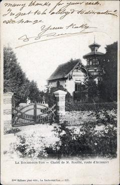 Iconographie - Chalet de M. Rouillé, route d'Aubigny